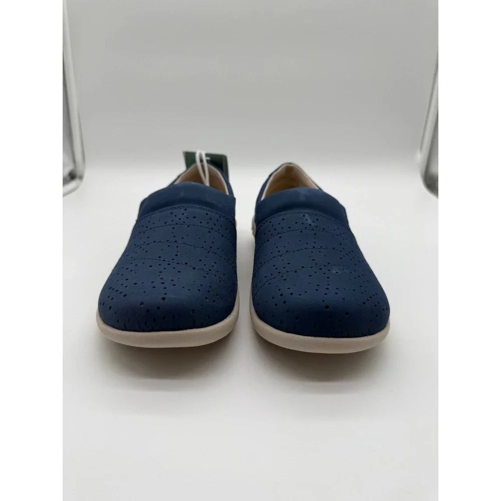 Revitalign Ridgeway Picasso Navy Blue Slip On Shoes Womens 8.5B